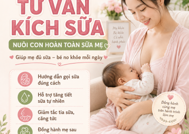 Tư Vấn Kích Sữa - Nuôi Con Hoàn Toàn Sữa Mẹ